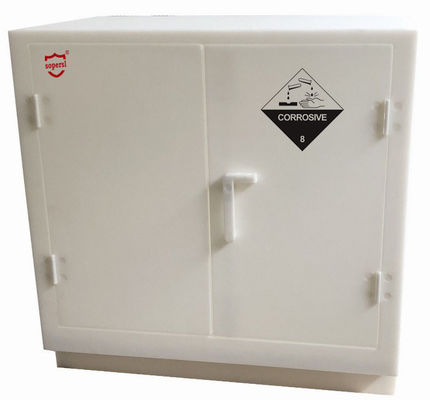 satın al Laboratuvar Solvent Plastik Çift Kapı Küçük Koroziv Dolabı Beyaz Polipropilen Asit Çevrimiçi üretim