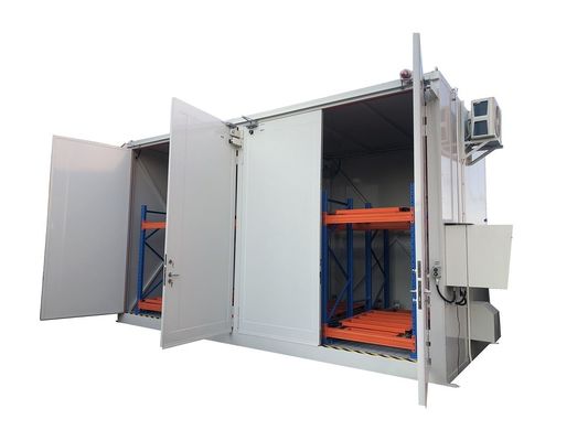 satın al Dış Hazmat Depolama Binanı Davul ve IBC için yanmaz konteyner Tehlikeli madde Çevrimiçi üretim