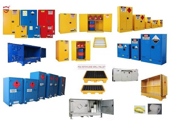 satın al FM Fire Rated Chemical Storage Cabinet with Ventilation and Fireproof Paint for Multiple Compartments Çevrimiçi üretim