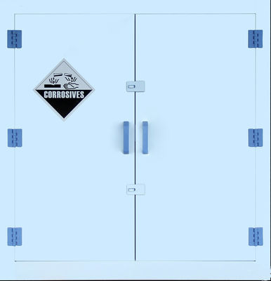 satın al Çift kapı PP plastik aşındırıcı depolama kabine için 45 galon Çevrimiçi üretim